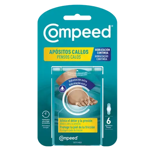 Compeed – mozole, nepretržité zvlhčovanie, 6 kusov