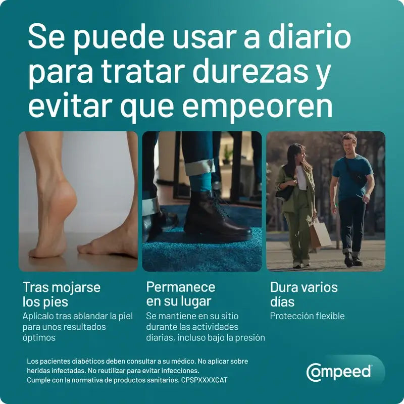 Compeed náplasť so strednou tvrdosťou, 6 kusov