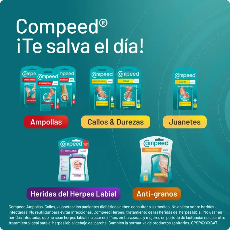 Compeed náplasť so strednou tvrdosťou, 6 kusov