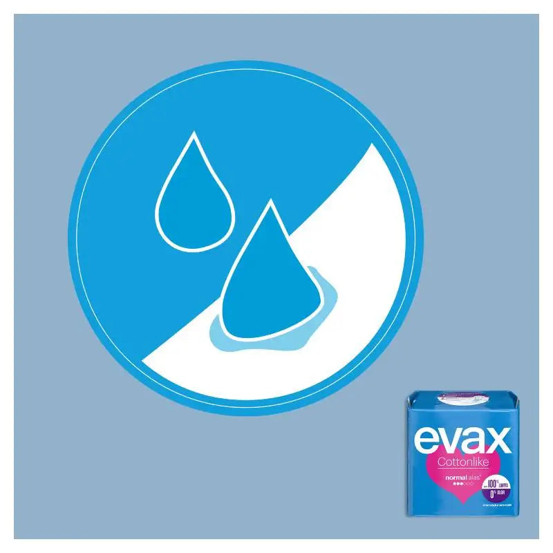 Evax Cottonlike Normal – vložky s krídelkami, 16 kusov