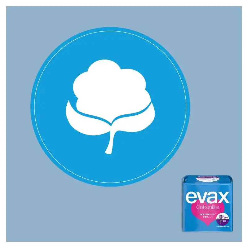 Evax Cottonlike Normal – vložky s krídelkami, 16 kusov