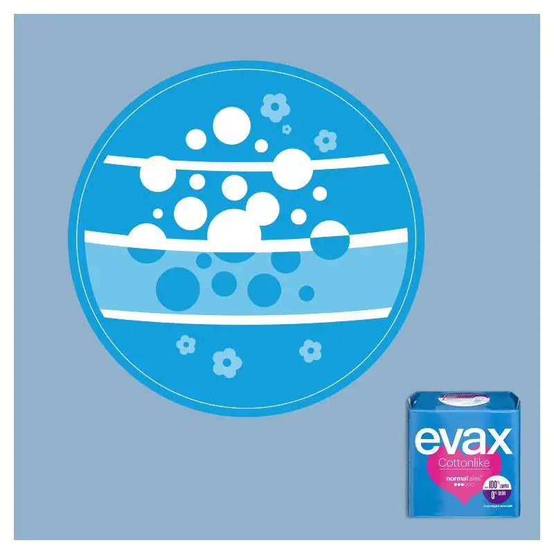 Evax Cottonlike Normal – vložky s krídelkami, 16 kusov