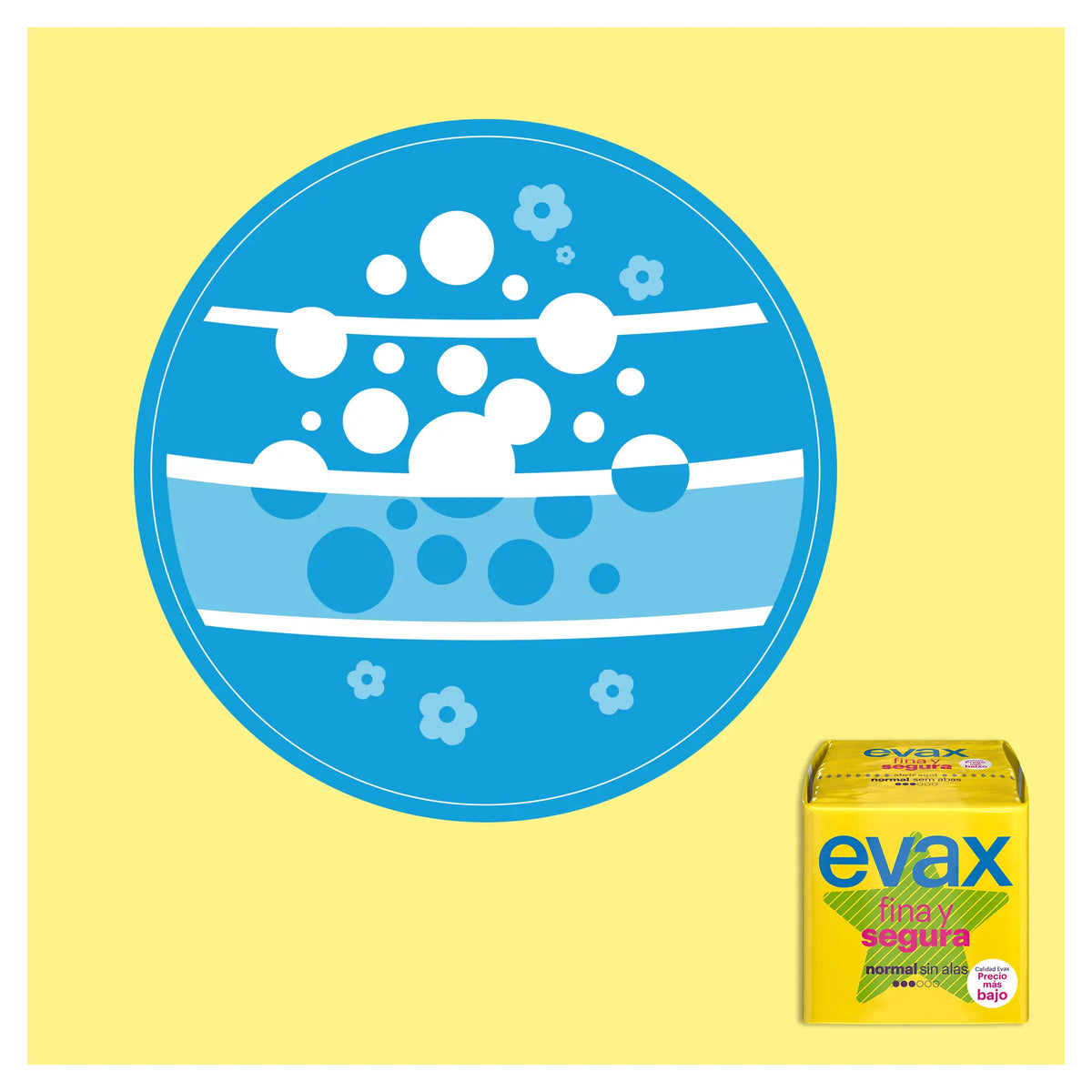 Evax Fina y Segura Normal – hygienické vložky, 16 kusov
