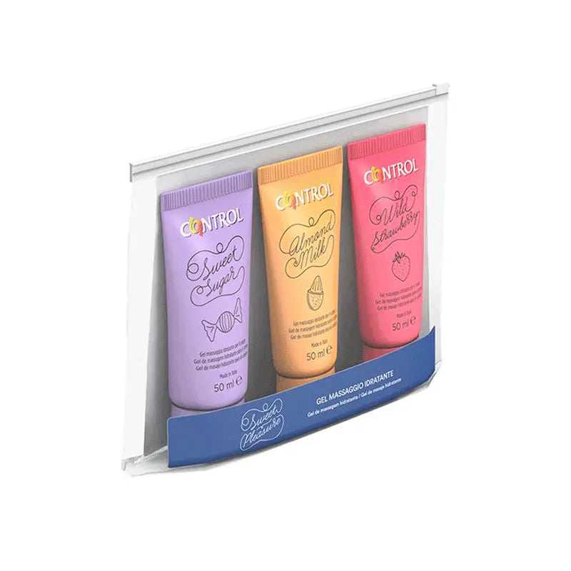 Control Massage Gel Travel Kit 3X50 ml