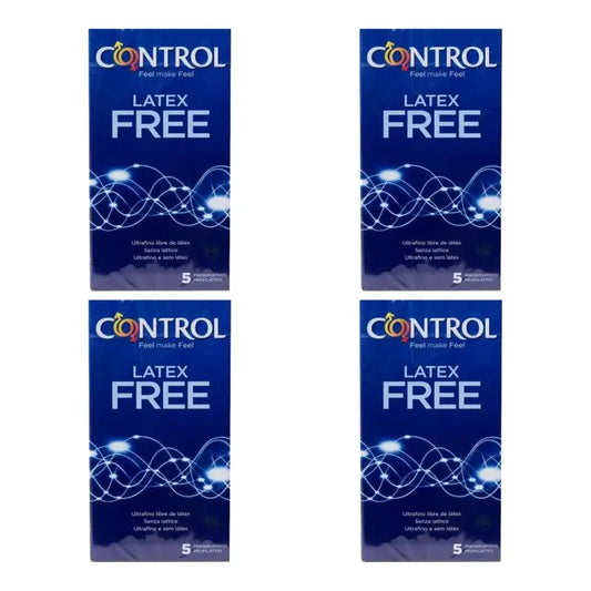 Kondómy Control bez latexu, 5 ks, balenie po 4
