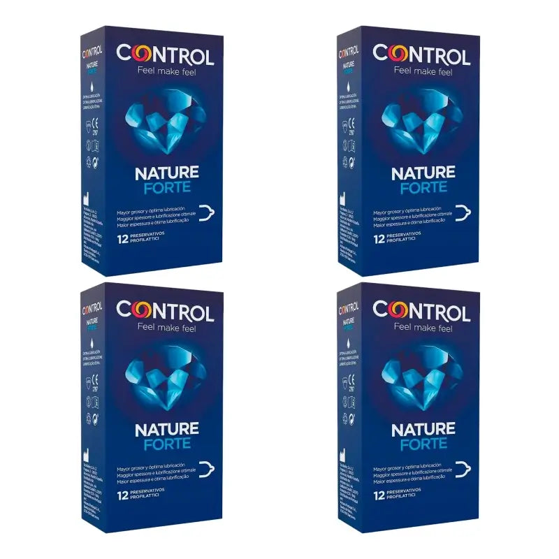 Kondómy Control Nature Forte, 12 ks, balenie po 4