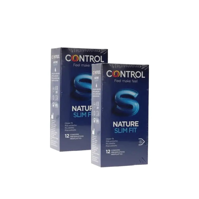 Control Nature Slim Fit Condoms, 12-pack, pack of 2