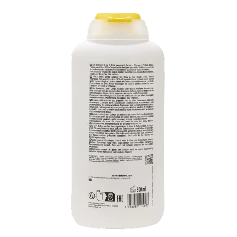 Corine De Farme Sprchový gél 3 v 1 Pokémon, 500 ml