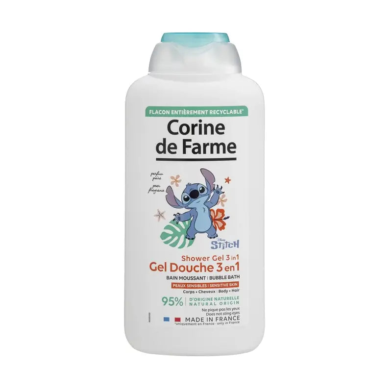 Corine De Farme Sprchový gél 3 v 1 Vaiana, 500 ml