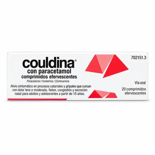 Couldina s paracetamolom, 20 šumivých tabliet