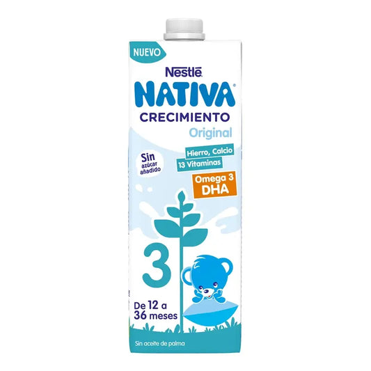 Nestlé Nativa Crecimiento 3 Original, 1 l