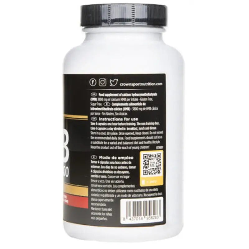 Crown Sport Nutrition HMB 3800, 120 kapsúl (30 dávok) 