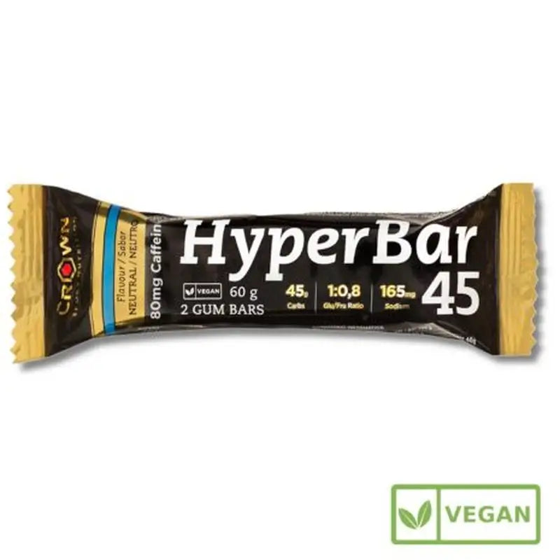 Crown Sport Nutrition Hyperbar 45 Neutral + Caffeine , 60 grams