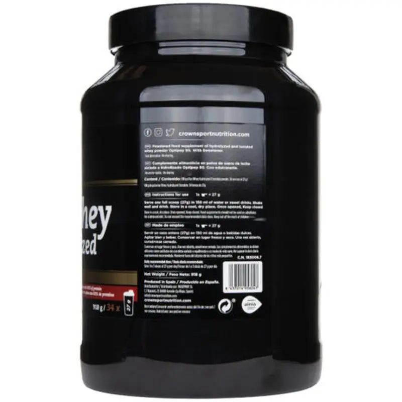 Crown Sport Nutrition Iso Whey Hydrolyzed Chocolate, 918 g (34 porcií) 