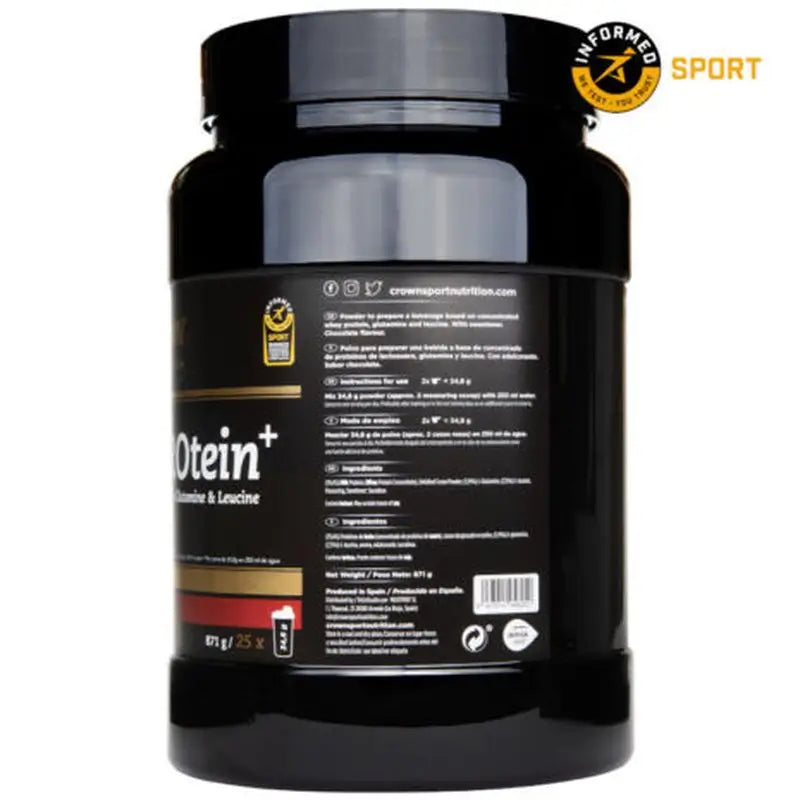 Crown Sport Nutrition Whey Protein + čokoláda, 871 g (25 porcií) 