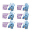 Cuatrogasa Dermolite Powder Free Nitrile Gloves Blue Size Xs, 6X100 Units