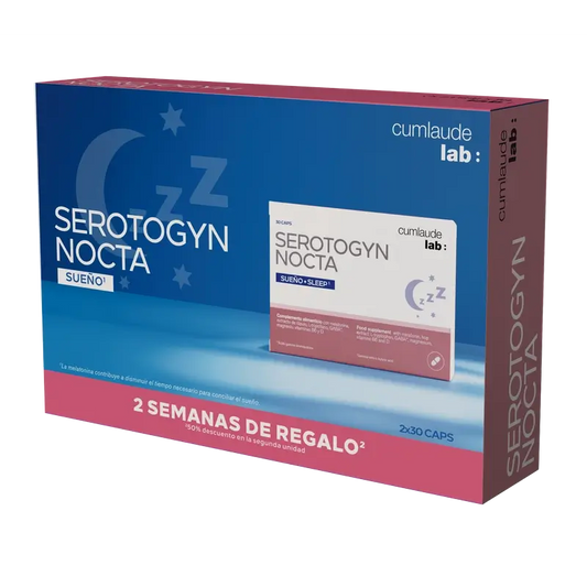 Cumlaude Lab Duplo Serotogyn Nocta 2A Ud 50%, 30 caps + 30 caps