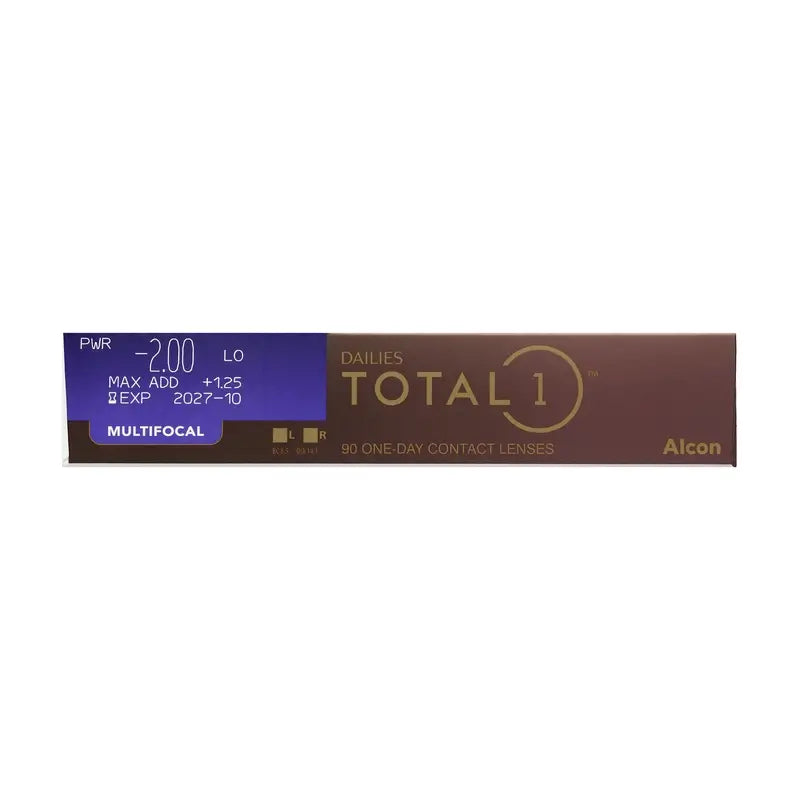 Dailies Total1 – jednodňové multifokálne kontaktné šošovky, 90 kusov