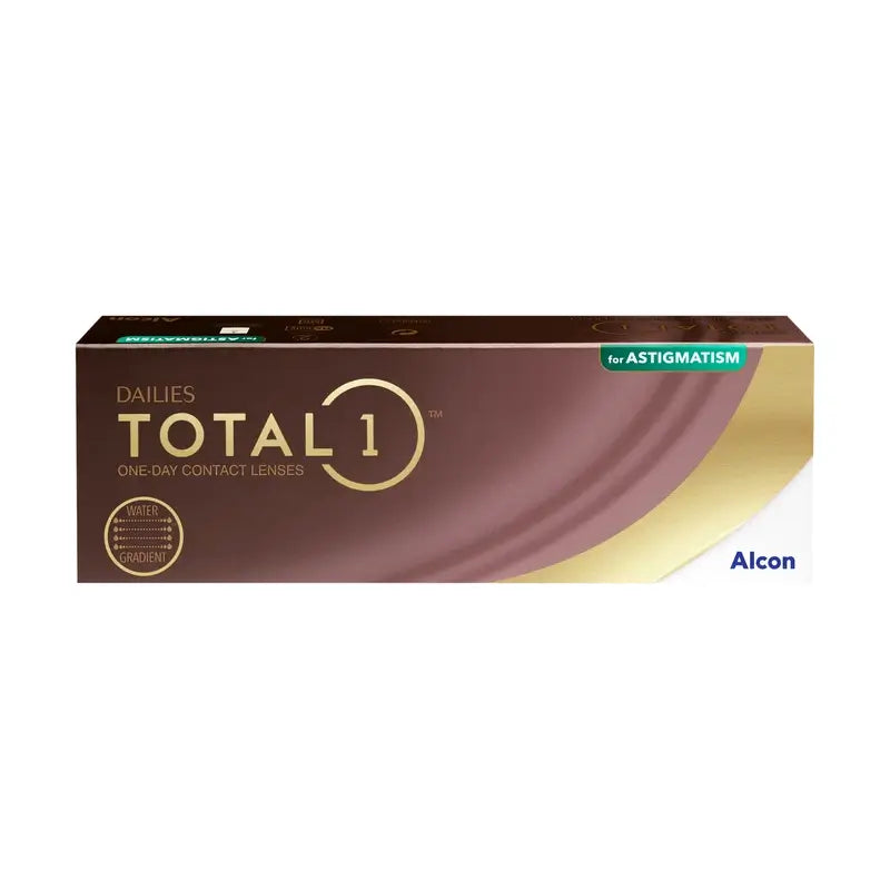 Dailies Total1  Jednodňové torické kontaktné šošovky, 30 kusov