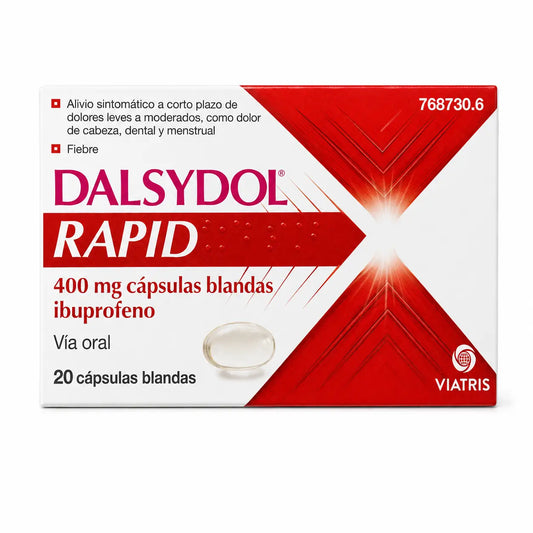 Dalsydol Rapid 400 mg, 20 mäkkých kapsúl