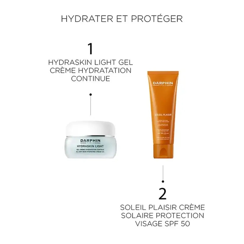 Darphin L'essentiel Solaire balíček Hydraskin Light + opaľovací krém SPF 50