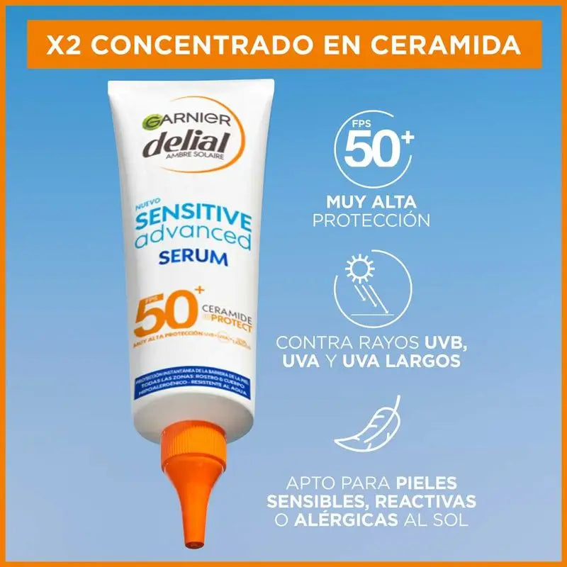 Delial Sensitive Advanced telové sérum s ochranným faktorom SPF 50+ – 125 ml