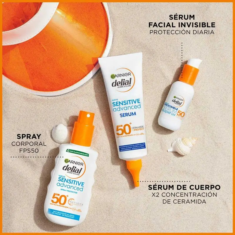 Delial Sensitive Advanced telové sérum s ochranným faktorom SPF 50+ – 125 ml