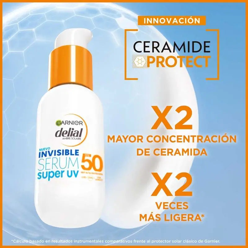 Delial Invisible Super UV SPF50 – denný ochranný krém s ľahkým pocitom, 40 ml