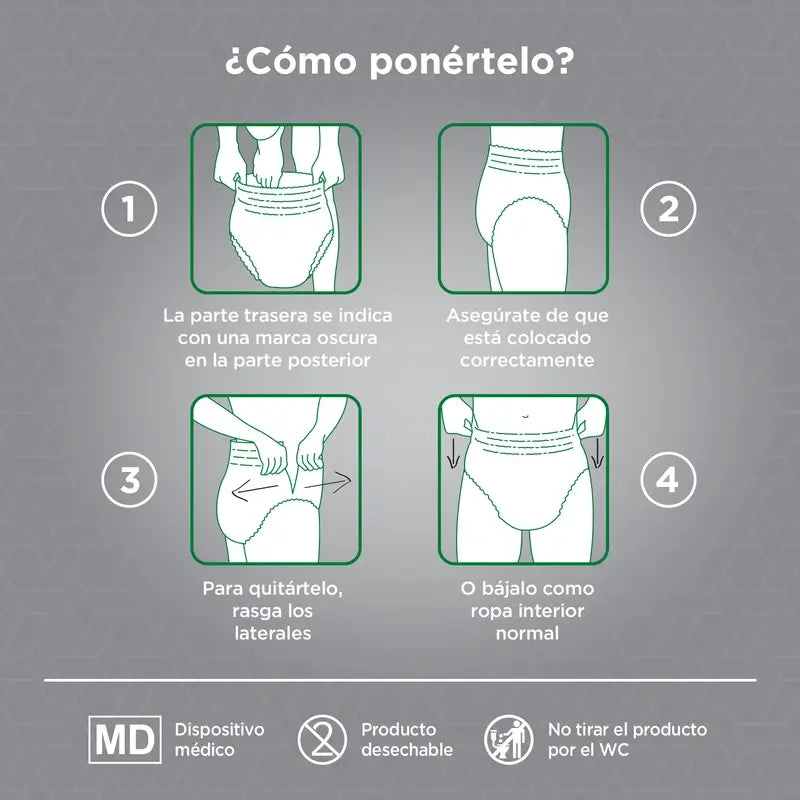 Depend Normal L/XL Plienky pre dospelých – muži, 9 kusov