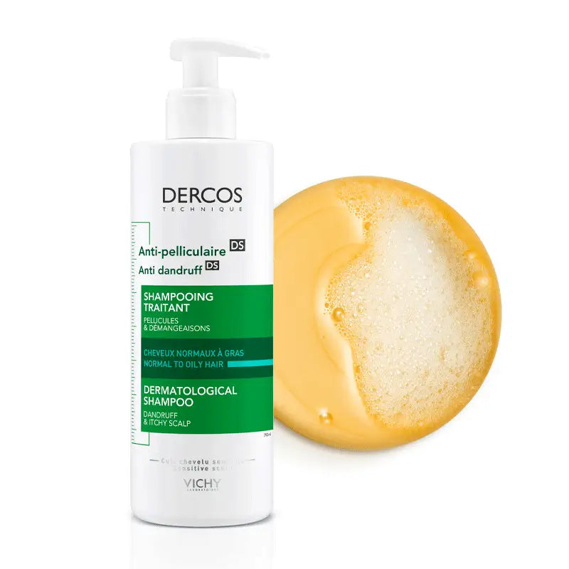 Vichy Dercos Technique šampón proti mastnej lupine, 390 ml