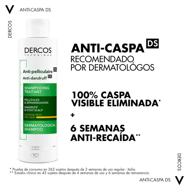 Vichy Dercos Technique Šampón proti suchým lupinám 200 ml