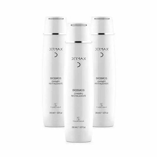 Dermax Biosmos revitalizačný šampón, balenie 3 x 200 ml