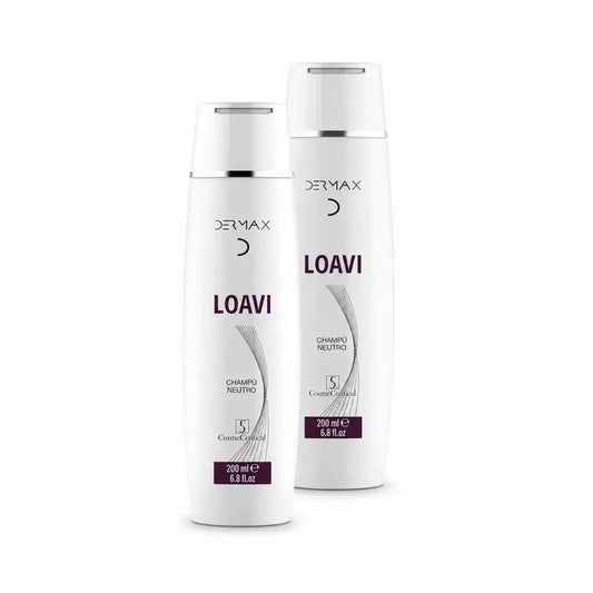 Dermax Loavi Neutrálny šampón, balenie 2 x 200 ml