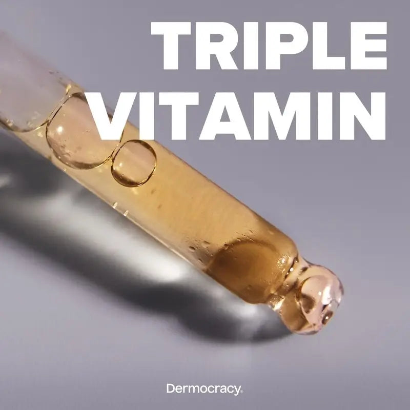Dermocracy Triple Vitamin Radiance sérum 30 % [vitamín C + vitamín E + vitamín A], 30 ml