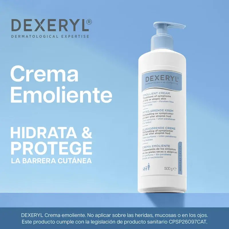 Dexeryl – zmäkčujúci krém pre atopickú pokožku 500 ml
