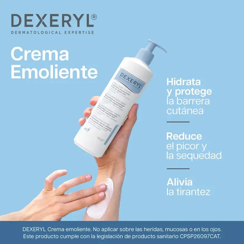 Dexeryl – zmäkčujúci krém pre atopickú pokožku 500 ml