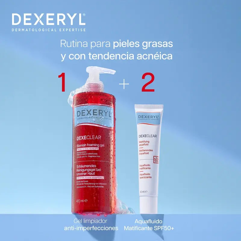 Dexeryl Dexeclear Matujúci hydratačný krém SPF 50+, 40 ml