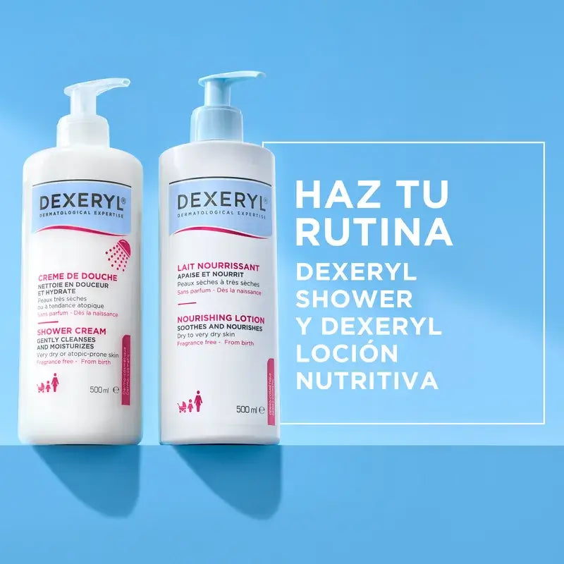 Dexeryl Výživný telový hydratačný krém 500 ml