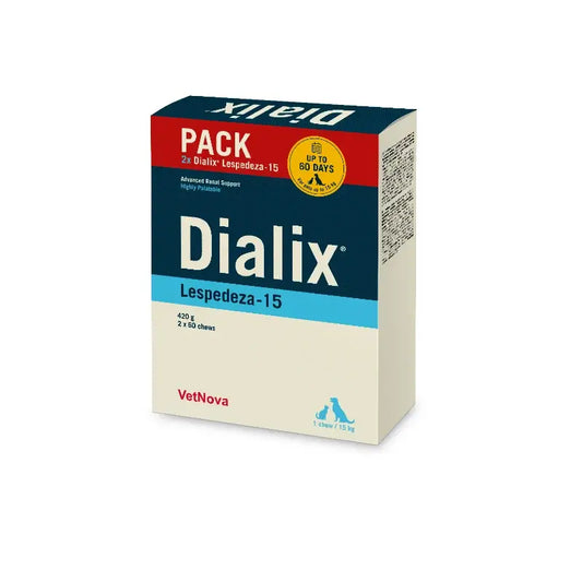Dialix® Lespedeza – 15 dvojbalení (2 × 60 žuvačiek), 120 kusov
