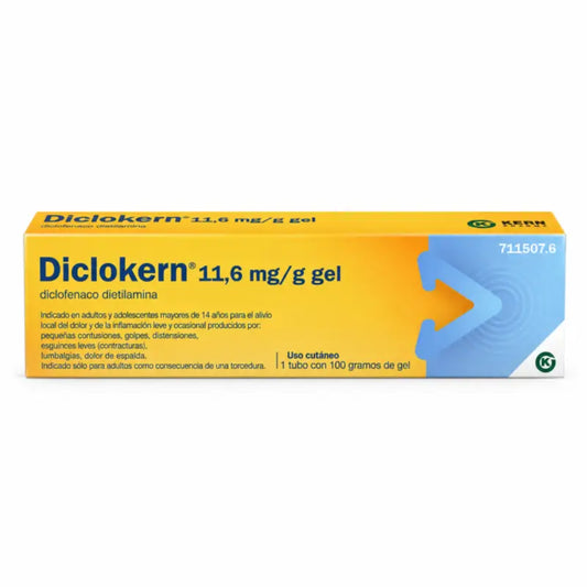 Diclokern 11,6 mg/g, lokálny gél, 100 g