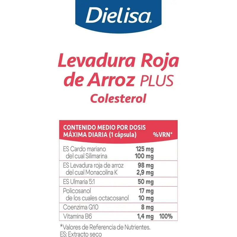 Dietisa Červené ryžové kvasnice Plus, 30 kapsúl