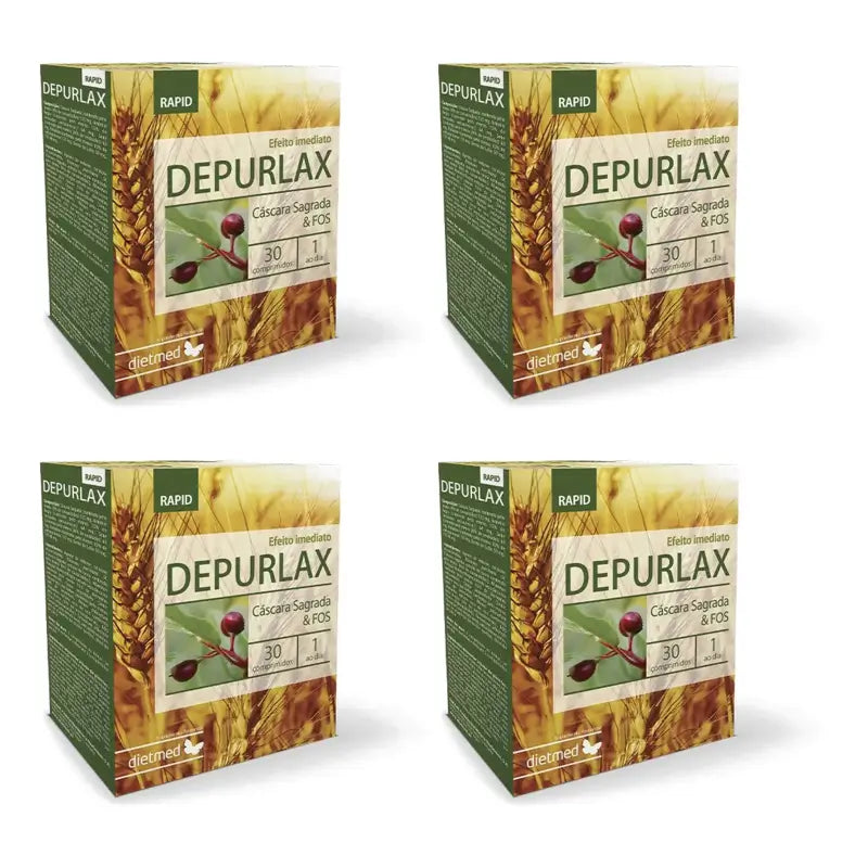 Dietmed Depurlax Rapid, 4 x 30 tabliet