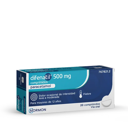 Difenatil 500 Mg, 20 tablets