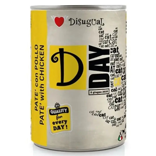 Disugual D-Day Cat Kuracie mäso 6 × 400 g