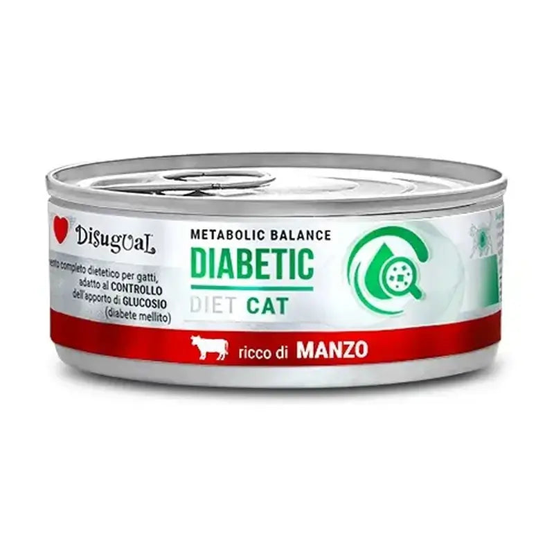 Disugual Diet Cat Diabetic – teľacie mäso, 12 × 85 g