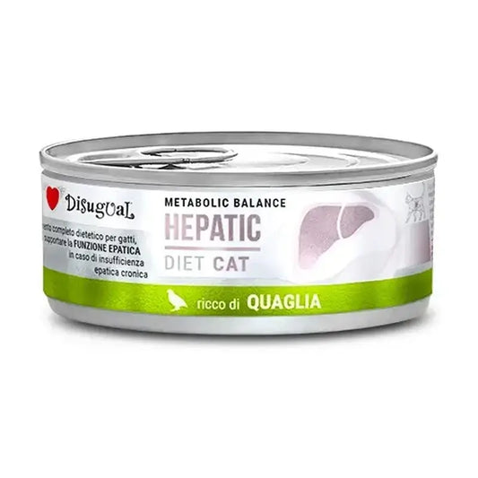 Disugual Diet Cat Hepatic – prepelica, 12 x 85 g
