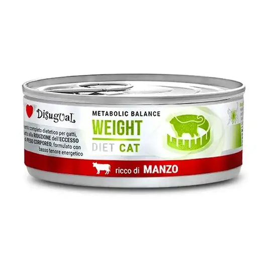 Disugual Diet Cat Weight – hovädzie mäso 12 × 85 g
