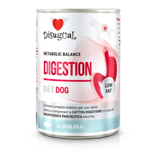 Disugual Diet Dog Digestion Low Fat – morský jazyk, 6x400 