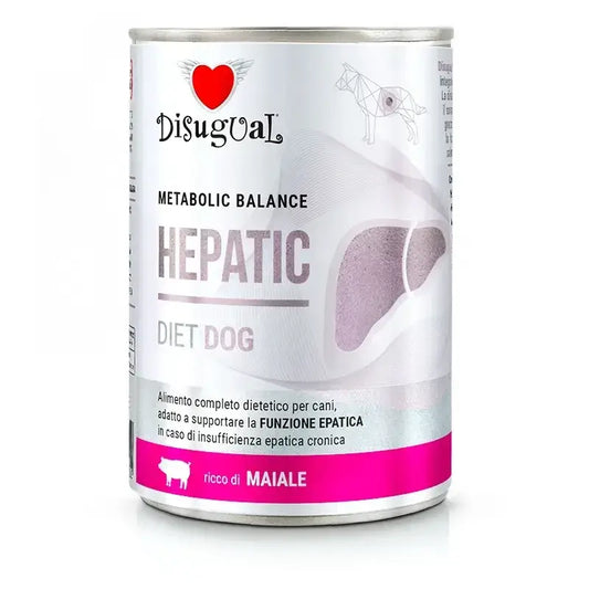 Disugual Diet Dog Hepatic – bravčové mäso, 6 × 400 g