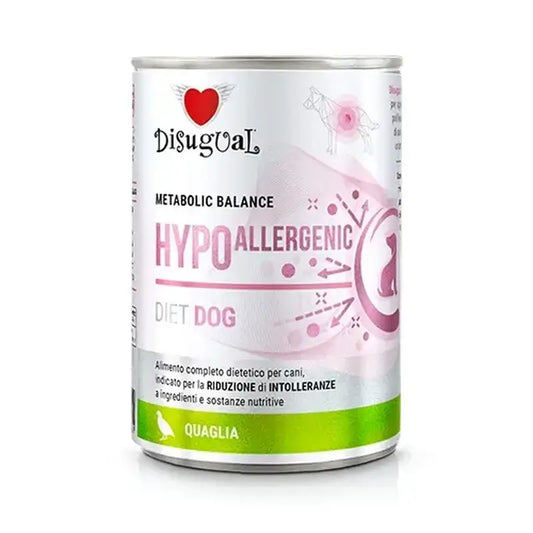 Disugual Diet Dog Hypoalergénna krmivo s prepelicou 6 × 400 g